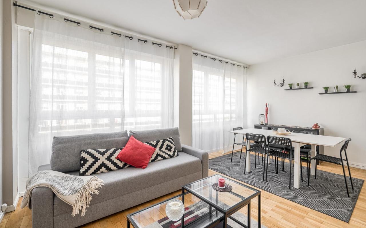 Superbe Apart 2 Rooms Lumineaux Parking Casa 리옹 외부 사진