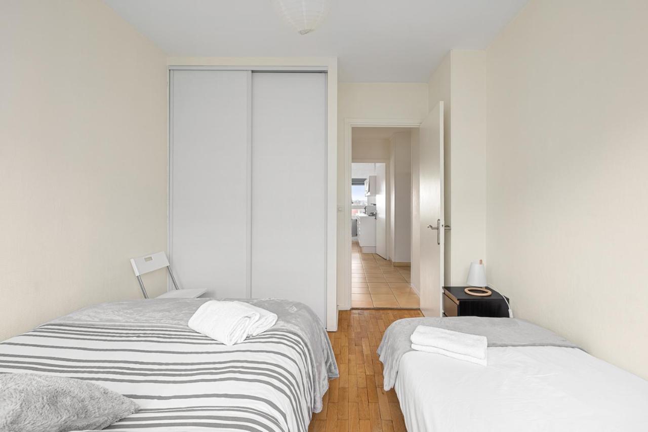 Superbe Apart 2 Rooms Lumineaux Parking Casa 리옹 외부 사진